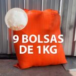 Algodón sintético siliconado Pack 9 bolsas de 1 KG | Fibra para Cojines y Almohadas - Imagen 2