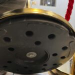 Separador de Fila Dorado 95 cm | Poste con Cuerda Roja - Imagen 4