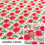 Tela Bi Strech Floreado 150 cm | Ideal para Vestidos de Huasa - Imagen 36