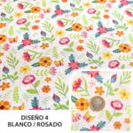 Tela Bi Strech Floreado 150 cm | Ideal para Vestidos de Huasa - Imagen 26