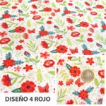 Tela Bi Strech Floreado 150 cm | Ideal para Vestidos de Huasa - Imagen 27