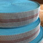 Huincha Tapicero Elástica Azul | 42 g Refuerzo para Muebles
