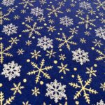 Paño Lenci Glitter 90 cm | Tela Navideña Brillante - Imagen 4