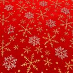 Paño Lenci Glitter 90 cm | Tela Navideña Brillante - Imagen 2