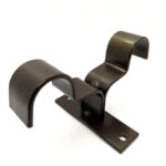 Soporte Doble Techo para Barra de Cortina 25 mm | Fierro