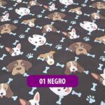 Tela Mascotas Bi Stretch 150 cm | Diseño de Perritos - Imagen 7